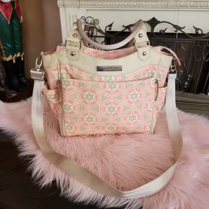 Petunia Pickle Bottom City Carryall-Blooming Brixham Diaper Bag